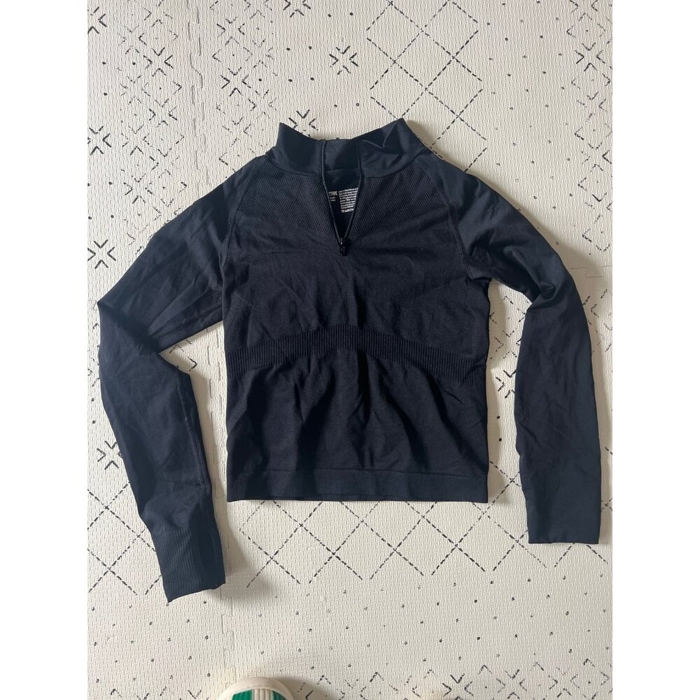 VS Pink Black Activewear Jacket XS/S